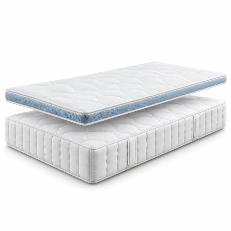 AQUA TWIN PREMIUM 2w1 – materac z odpinanym topperem VISCO