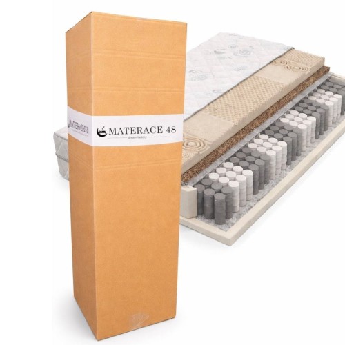 Zaawansowana konstrukcja materaca hybrydowego łączy sprężyny kieszeniowe z profilowaną pianką masującą typu molet, zapewniając optymalne podparcie ciała i wysoki komfort użytkowania.